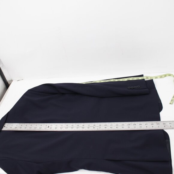 Cartier Sport Coat Mens 38R Wool Single Breasted Two Button Blazer Navy Blue - Picture 7 of 11